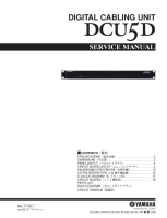 Yamaha DCU-5-D - Service Manual 